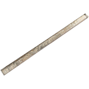 TCLING-18 Gold Foil Glass Pencil Liner Trim Wall Tile Border 1"x12", 1/2"x12" TILE GENERATION