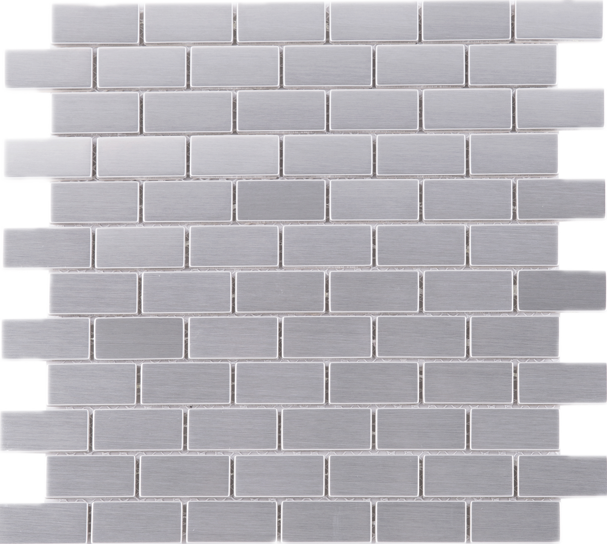 Tile Generation TDSG-09 1x2 Brick Stainless Steel Mosaic Tile - Kitchen and Bath ...
