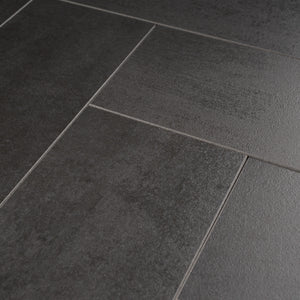 TULE-NIS LE LEGHE - Niello - Black Subway Tile 3 in. x 12 in Porcelain wall and Floor Tile