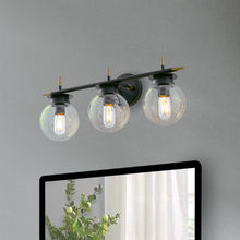WL0007-3-01 3 Light Dimmable LED Vanity Light Modern Wall Sconces (black)